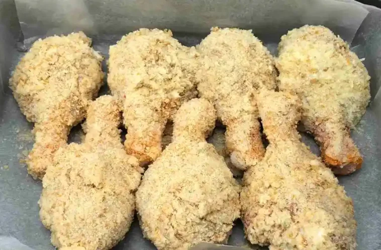 Ein Huhn im Ofen köstliche knusprige Kruste Rezept - Schnelle und ...