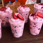 Erdbeer Dessert mit Joghurt Rezept
