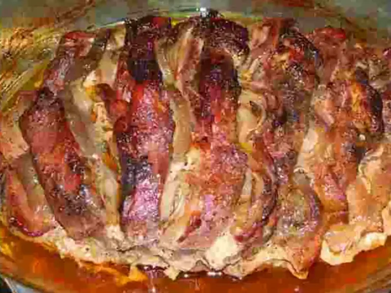 Gefüllter Nackenbraten Rezept, ein “Männerrezept” mit viel Fleisch und Zwiebeln!