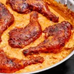 Hähnchenschenkel in Reis Rezept