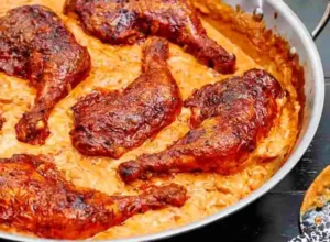 Hähnchenschenkel in Reis Rezept