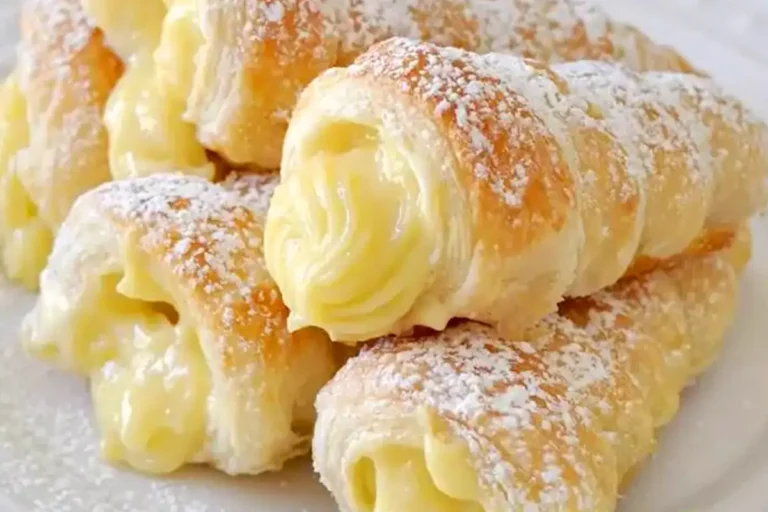 Italienische Creme gefüllte Cannoncini Rezept