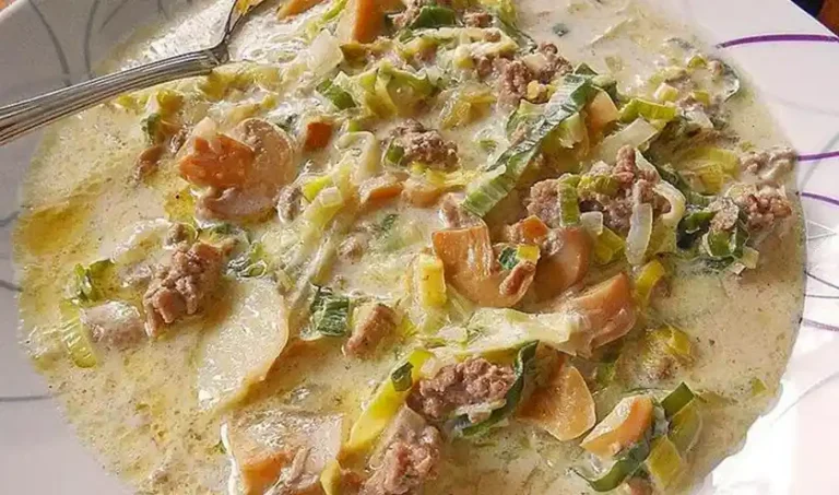 Käsesuppe Rezept in 5 Minuten zubereitet, sehr sämig und sättigend!