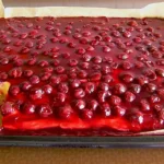 Kirsch Schmand Blechkuchen Rezept