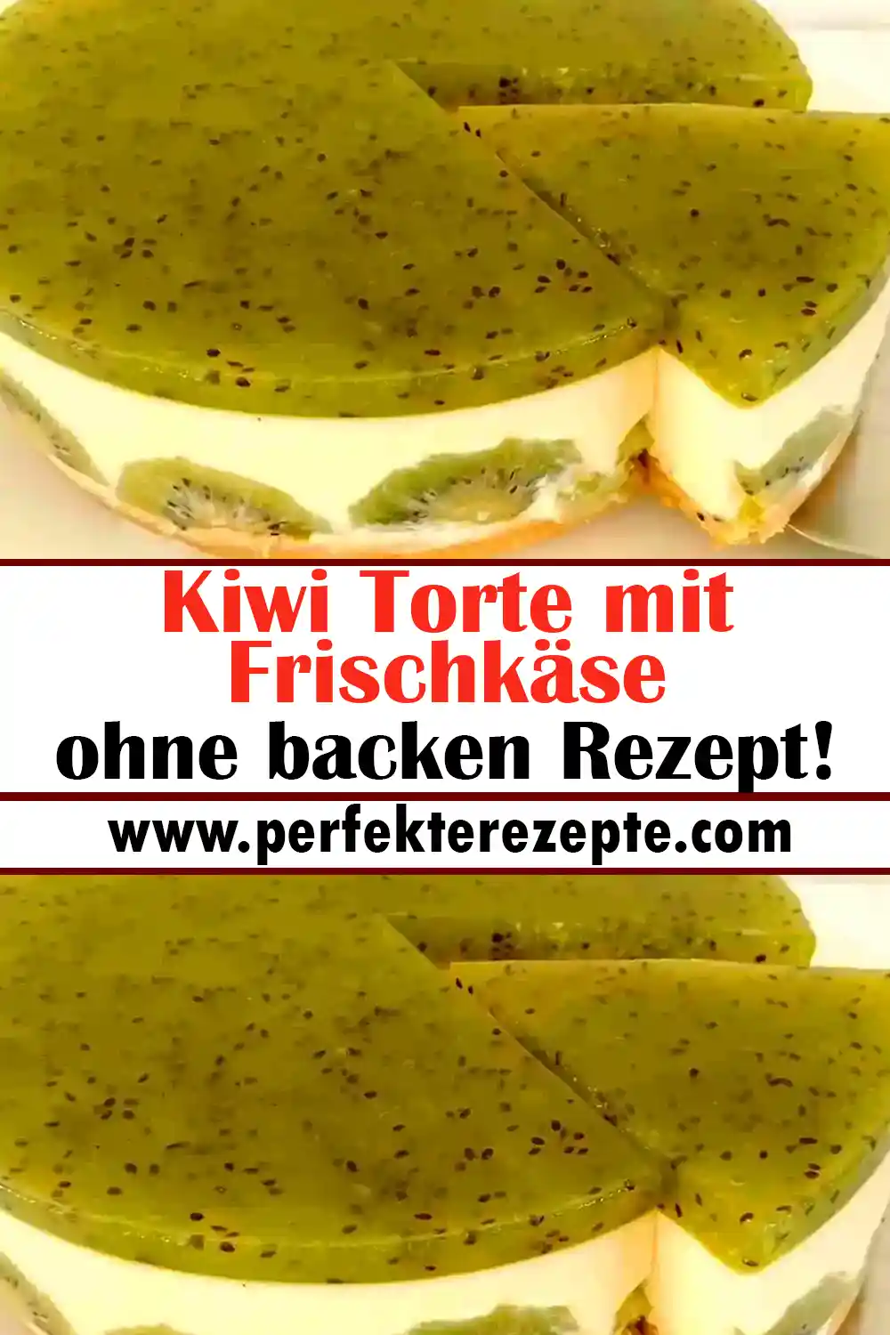 Kiwi Torte mit Frischkäse ohne backen Rezept!