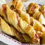 Knusperstangen mit Käse und Bacon Rezept