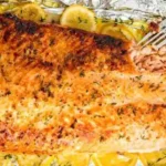 Lachs in Knoblauch-Zitronen-Butter Rezept