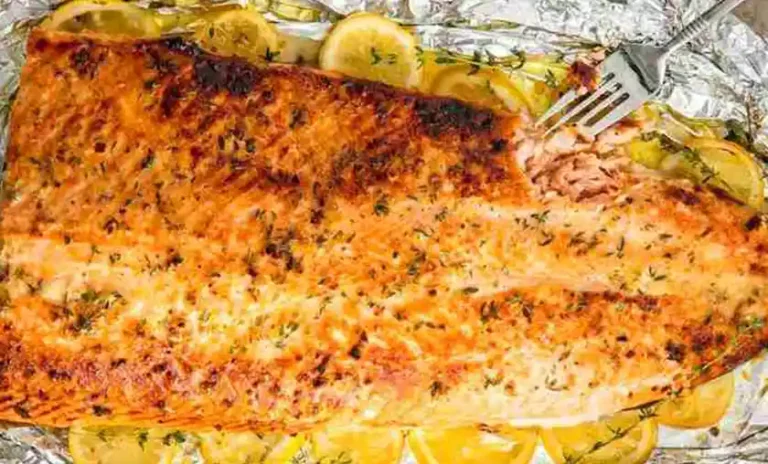 Lachs in Knoblauch-Zitronen-Butter Rezept
