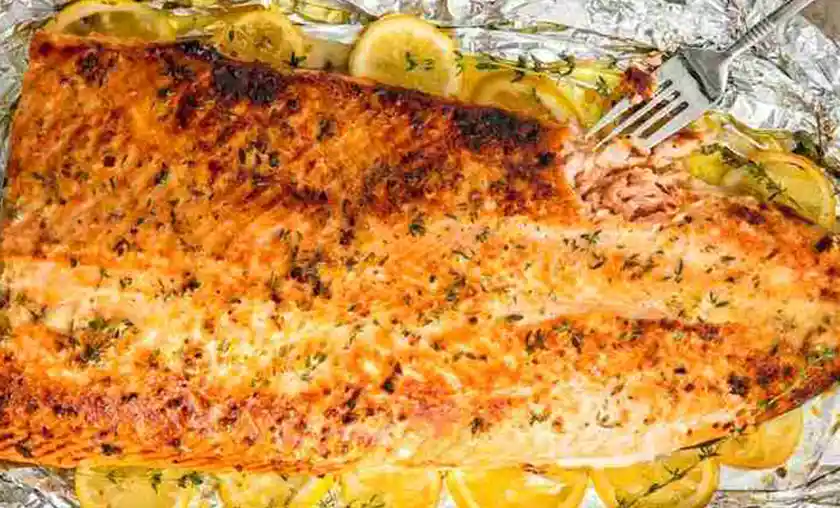 Lachs in Knoblauch-Zitronen-Butter Rezept