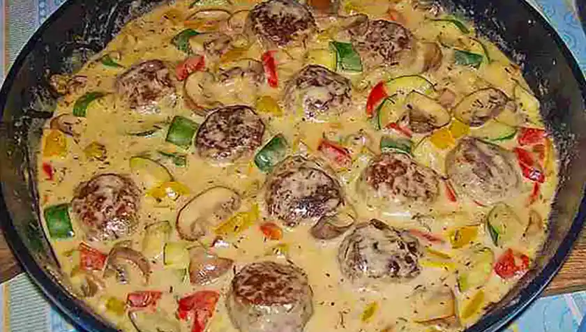 Makkaroni mit Hackbällchen-Ragout Rezept
