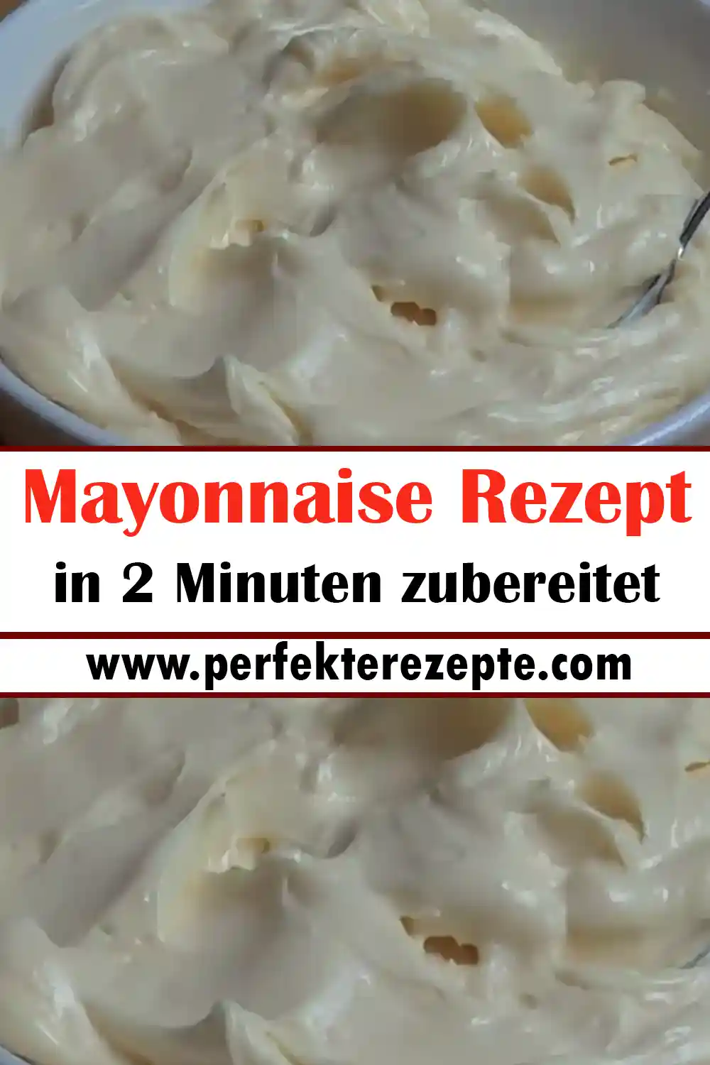 Mayonnaise Rezept in 2 Minuten zubereitet