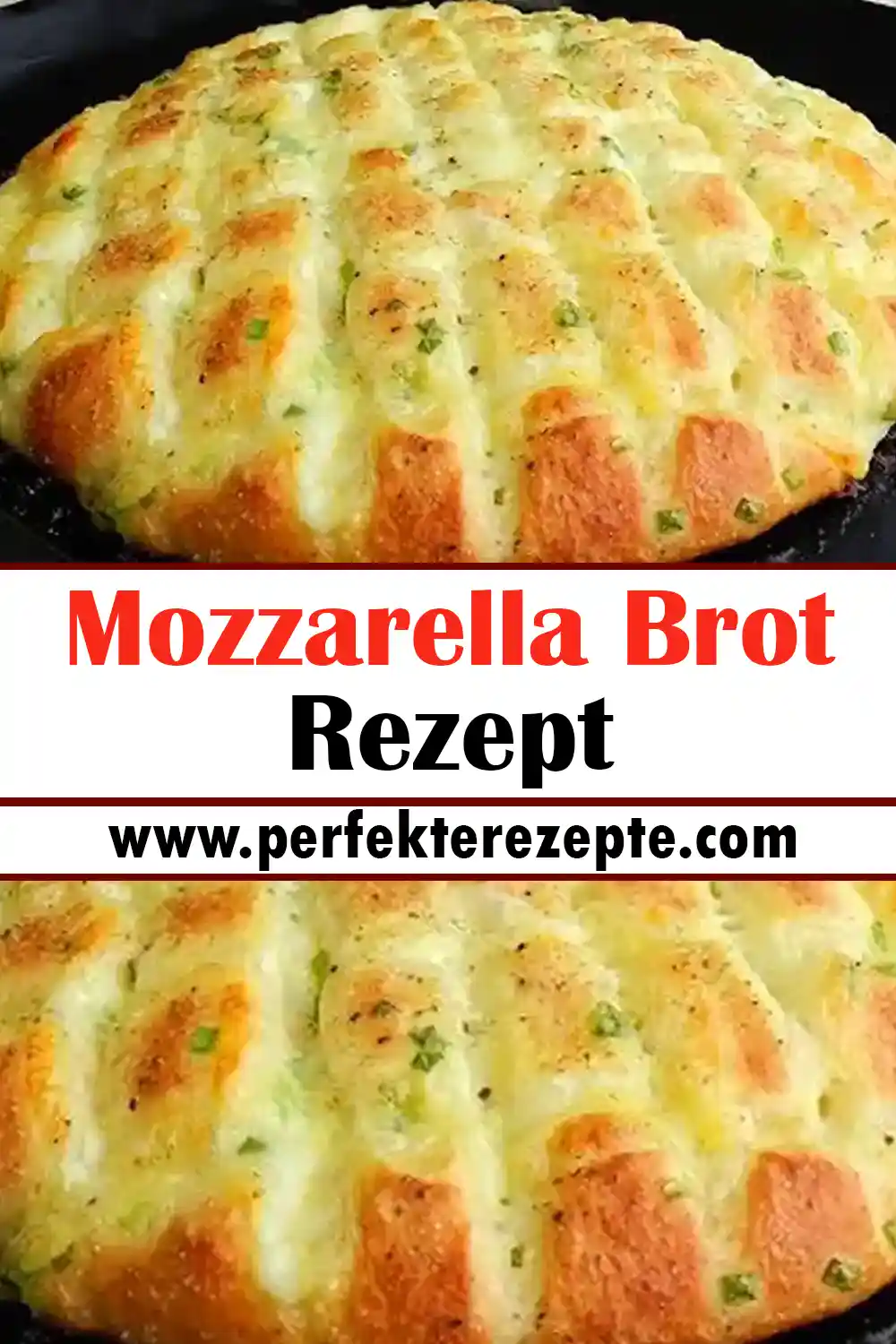 Mozzarella Brot Rezept super knusprig und lecker