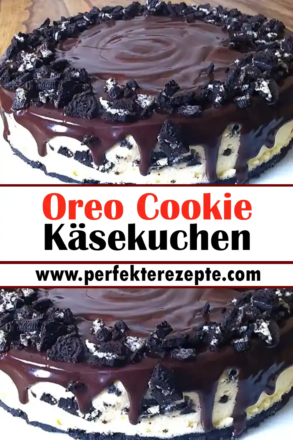 Oreo Cookie Cheesecake Käsekuchen Rezept