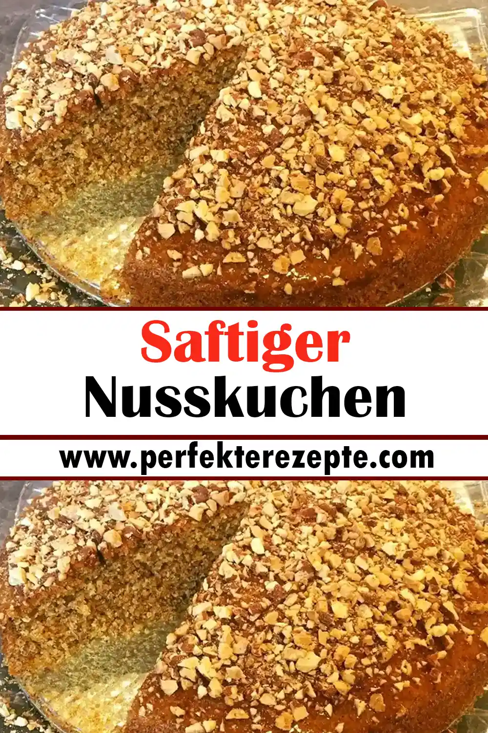 Saftiger Nusskuchen Rezept
