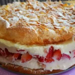 Schneemousse Erdbeertorte Rezept