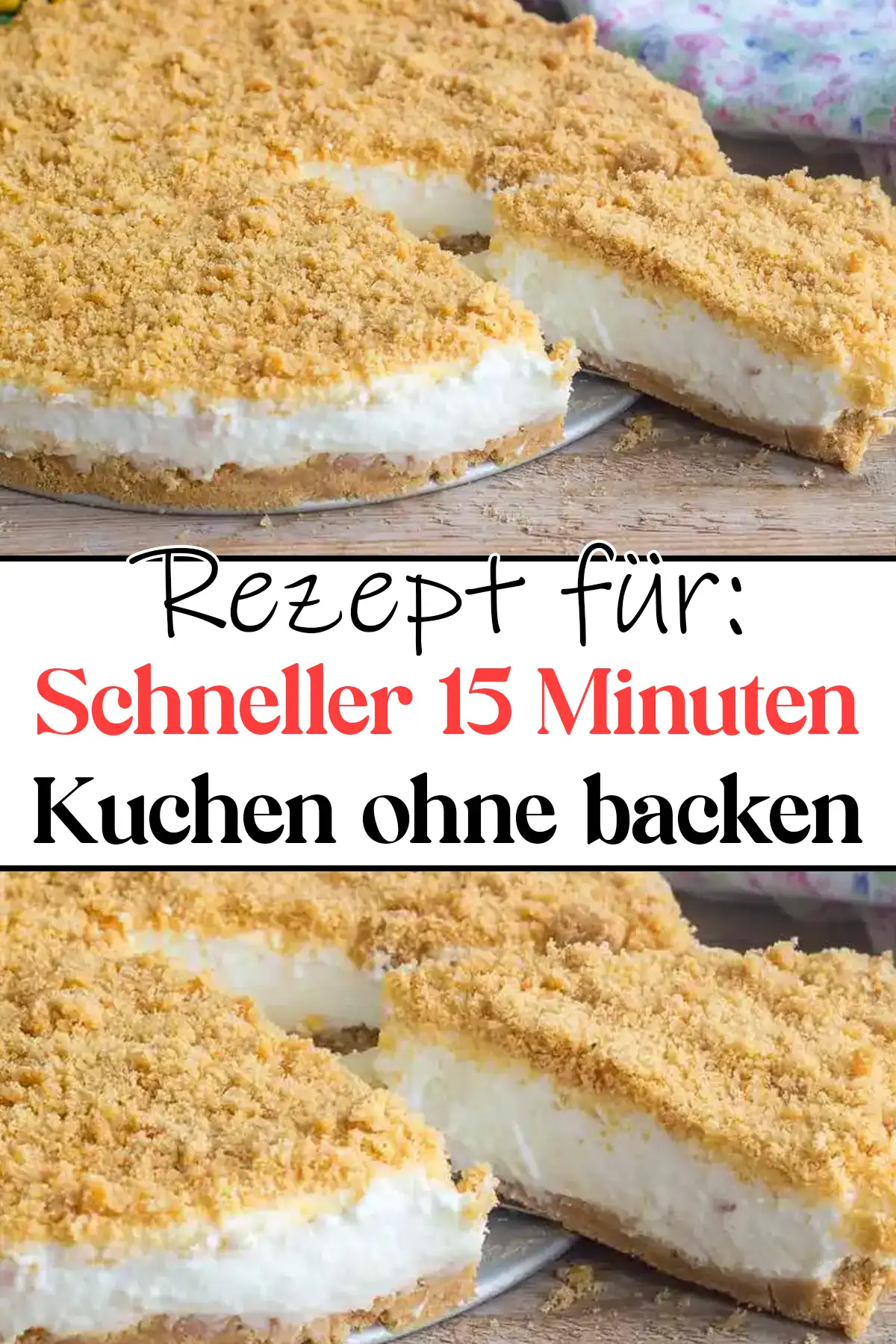 Sägespänekuchen Rezept: Schneller 15 Minuten Kuchen ohne backen