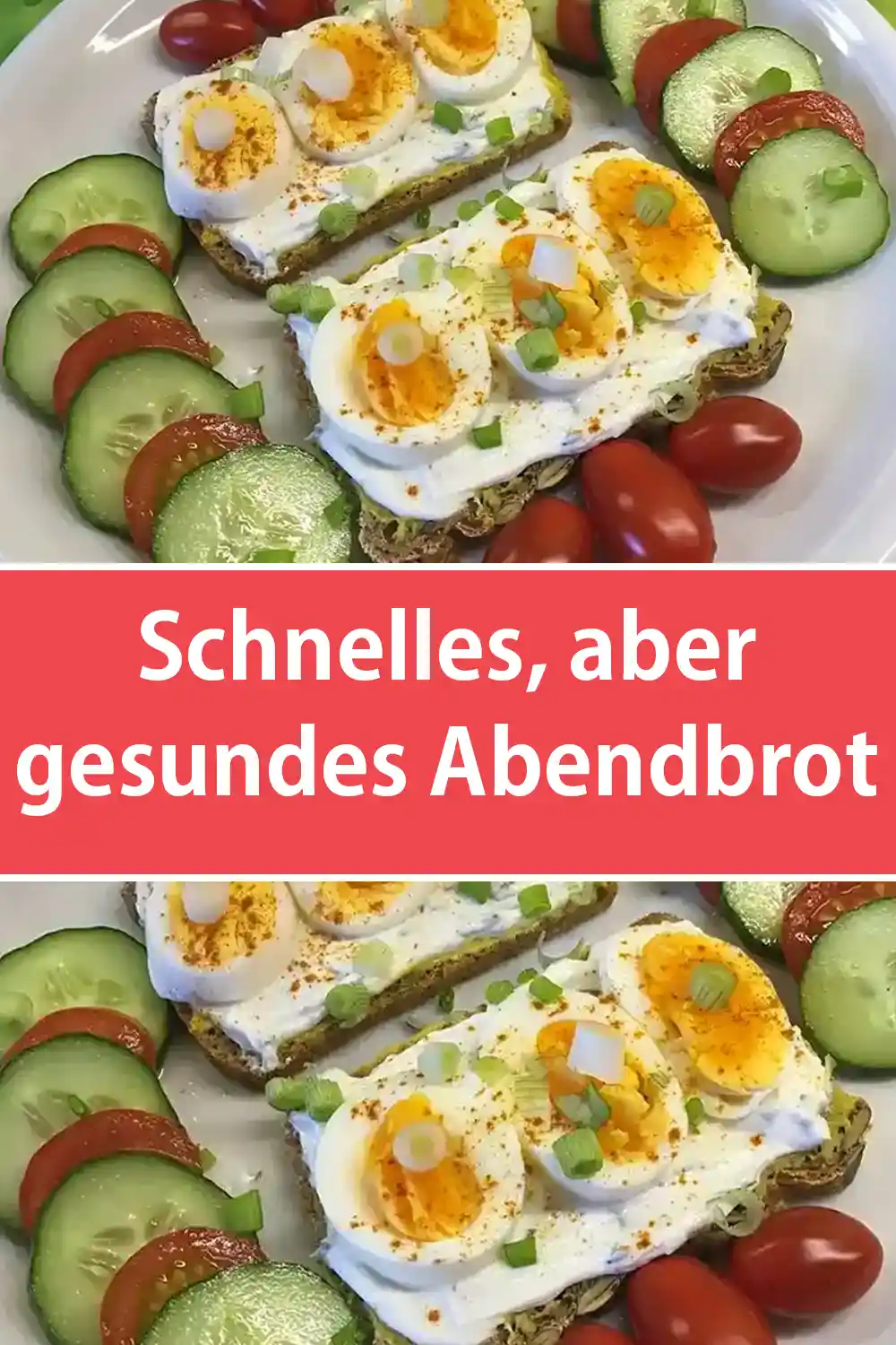 Schnelles, aber gesundes Abendbrot Rezept