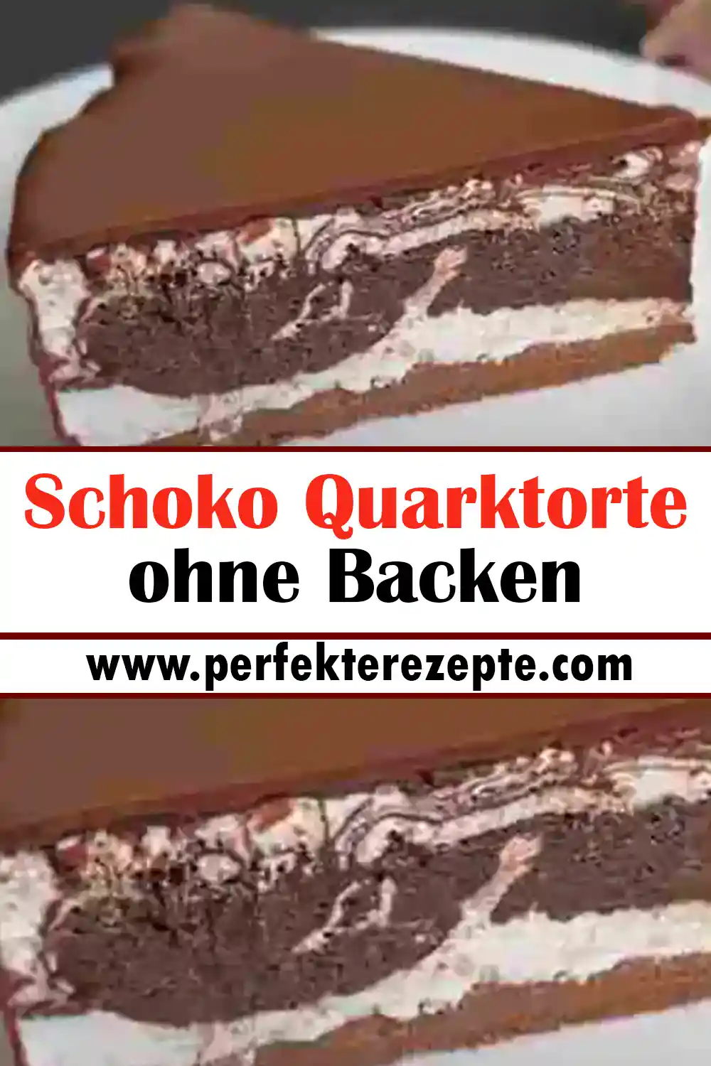 Schoko Quarktorte ohne Backen Rezept