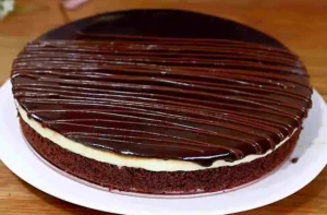 Schokokuchen mit Vanillepudding Rezept