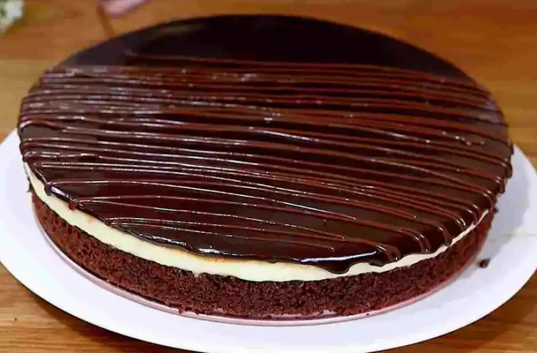 Schokokuchen mit Vanillepudding Rezept