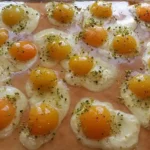 Spiegeleierkuchen Rezept, Ein Blechkuchen, der immer alle wird