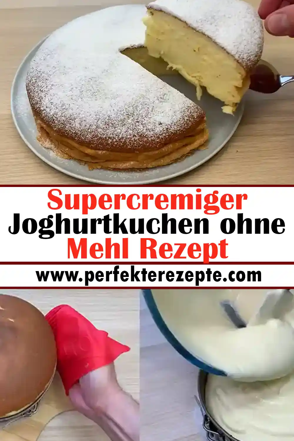 Supercremiger Joghurtkuchen ohne Mehl Rezept