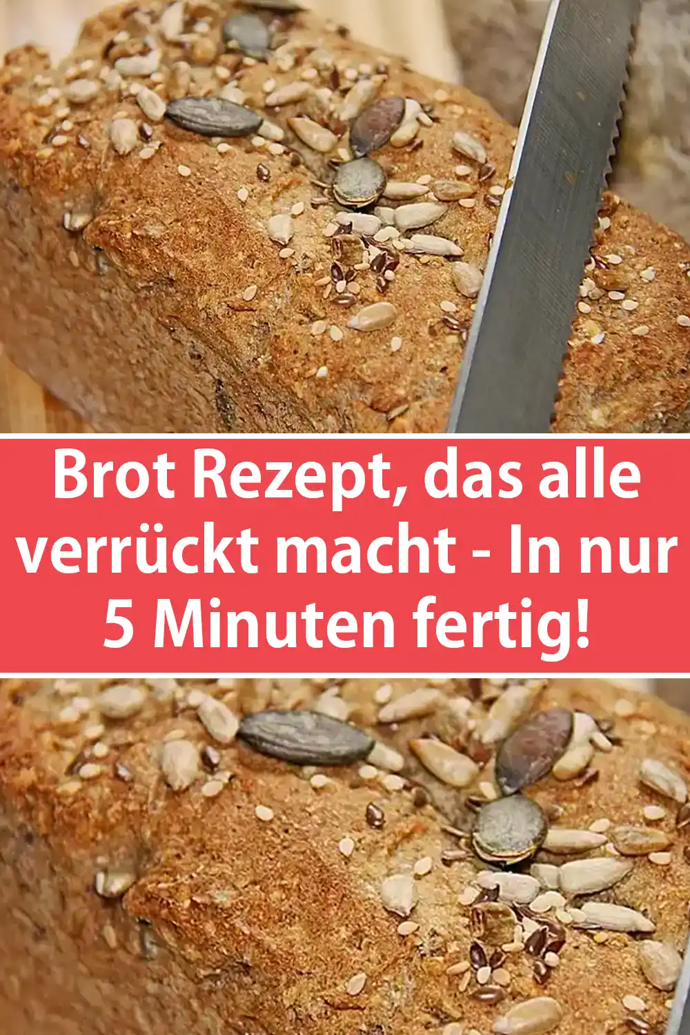 Brot Rezept, das alle verrückt macht - In nur 5 Minuten fertig!