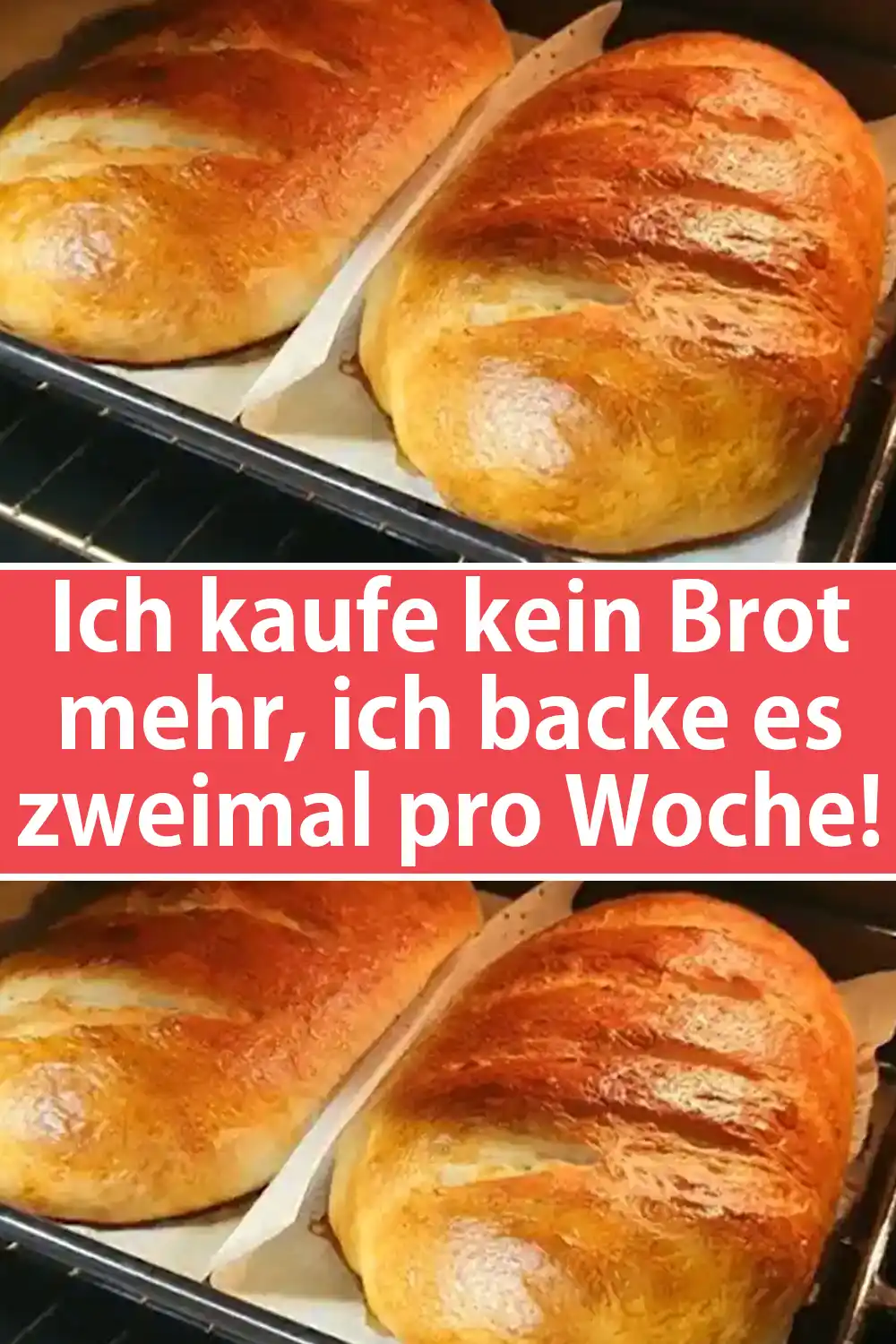 Brot-Rezept: Ich kaufe kein Brot mehr, ich backe es zweimal pro Woche!