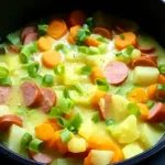 Herzhafter Kohlrabi-Eintopf mit Cabanossi Rezept