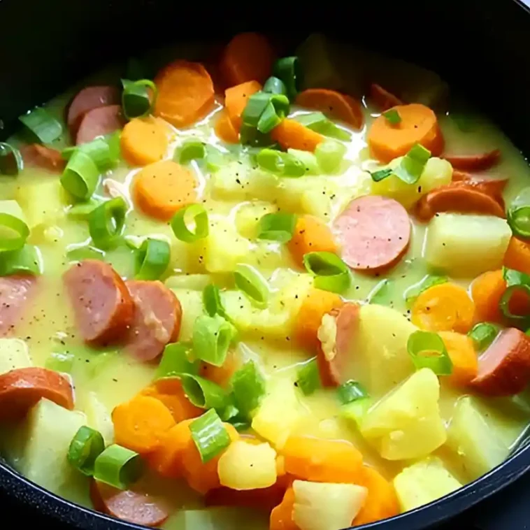 Herzhafter Kohlrabi-Eintopf mit Cabanossi Rezept - Schnelle und ...