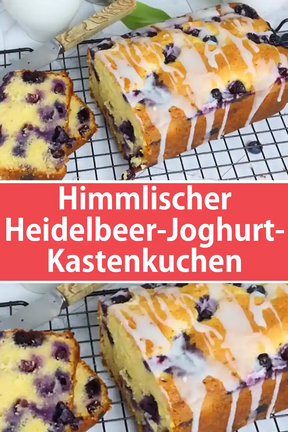 Himmlischer Heidelbeer-Joghurt-Kastenkuchen Rezept