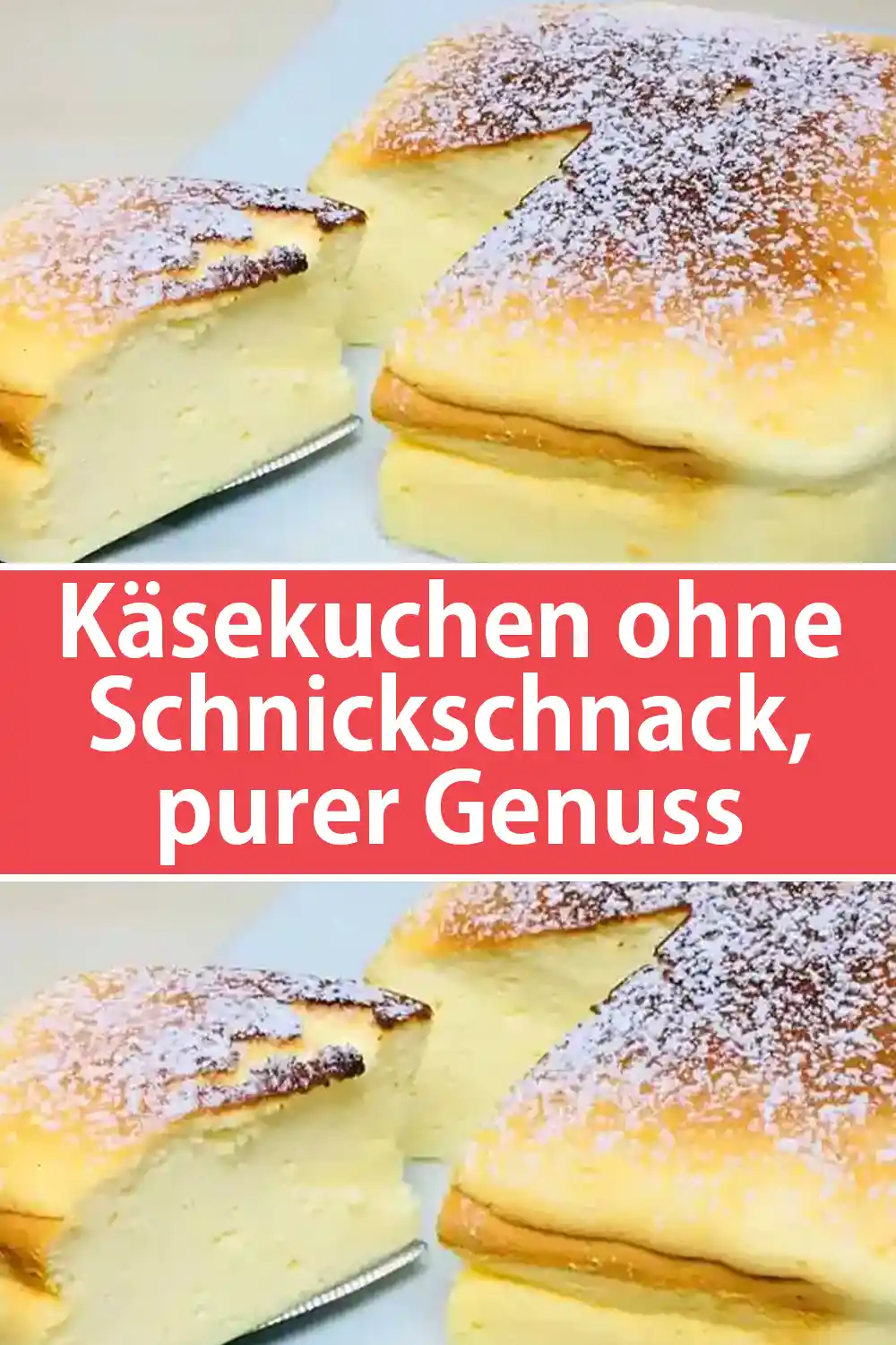 Käsekuchen ohne Schnickschnack, purer Genuss