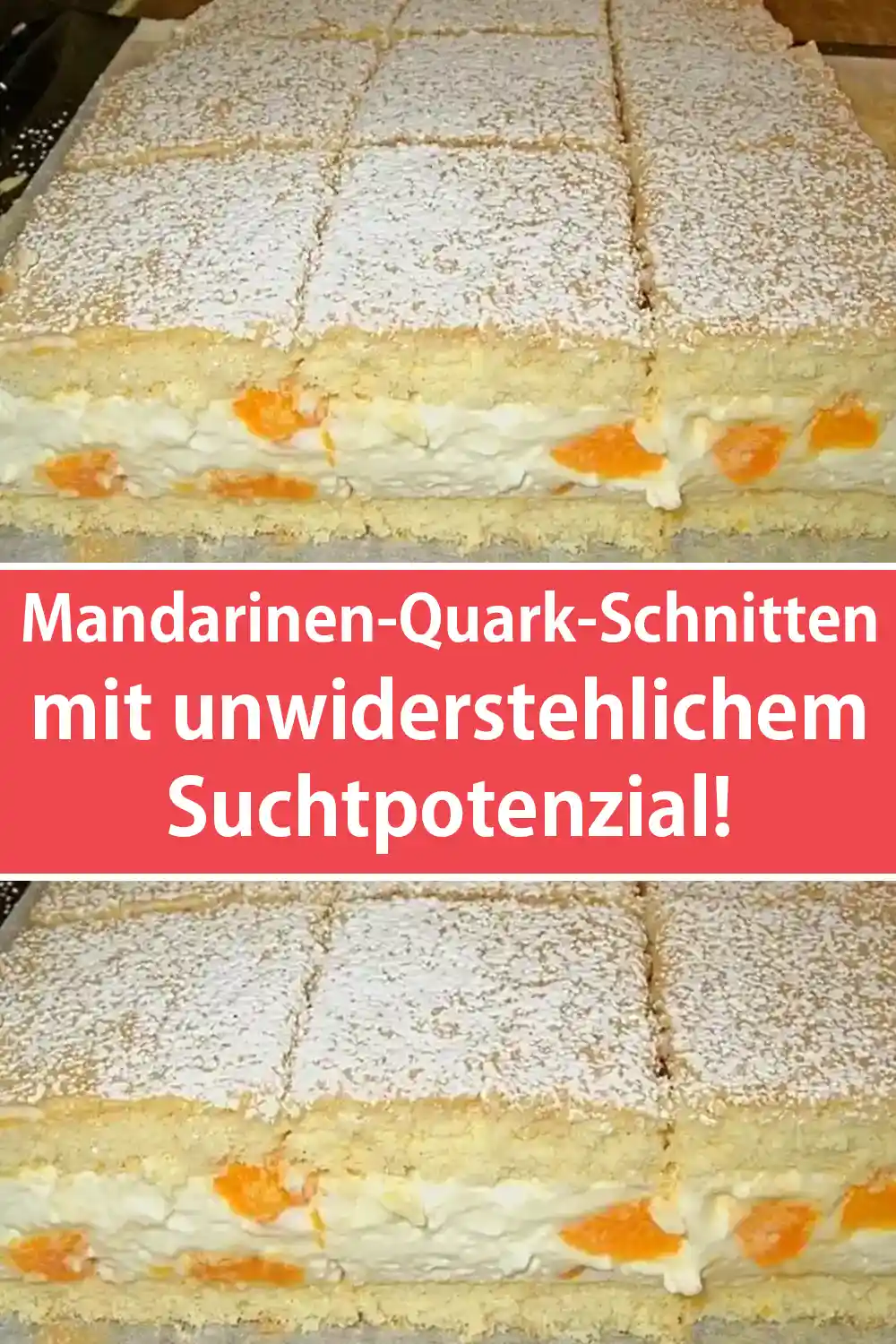 Mandarinen-Quark-Schnitten mit unwiderstehlichem Suchtpotenzial!