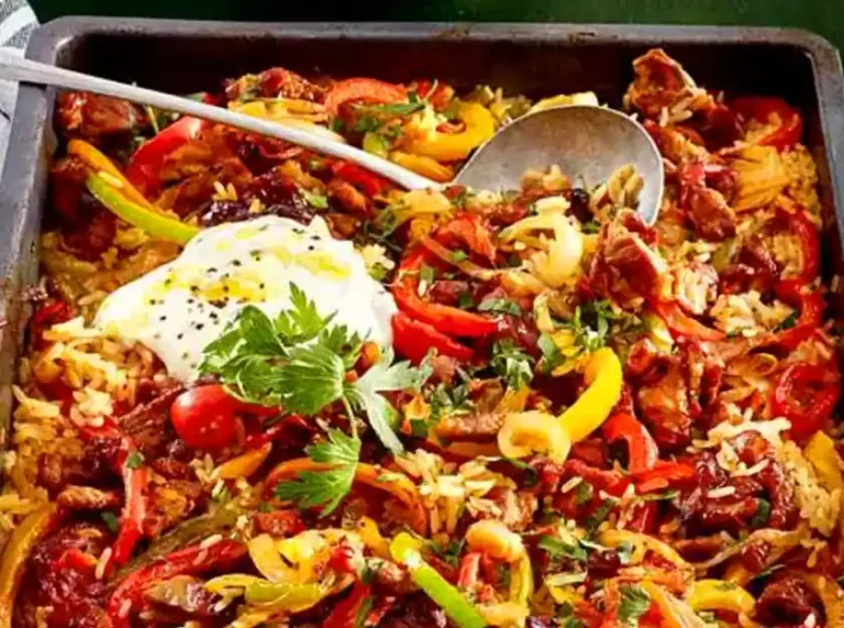 Ofenreisfleisch Rezept: Herzhaftes Familienessen vom Blech