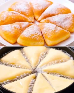 Quarktaschen mit Nutella Rezept, genau wie vom Bäcker!
