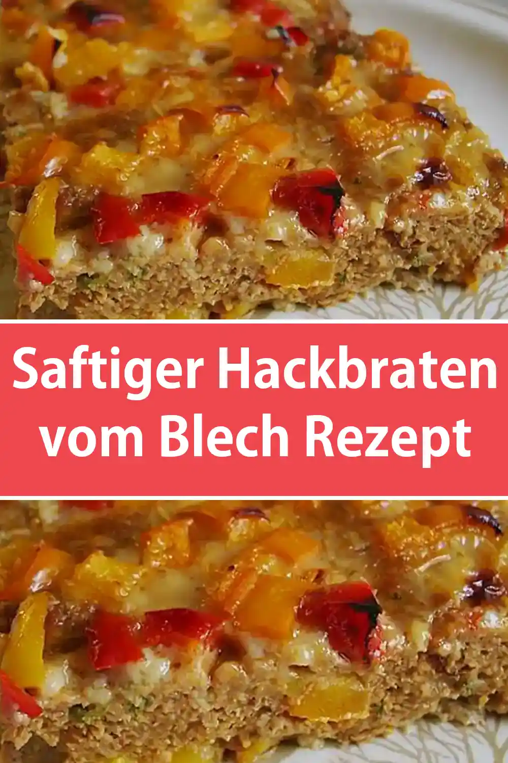 Saftiger Hackbraten vom Blech Rezept