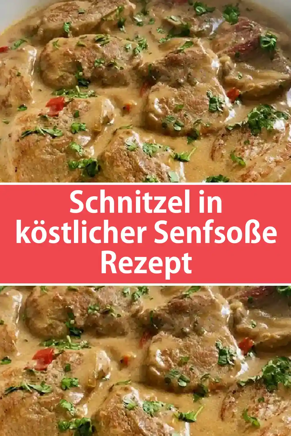 Schnitzel in köstlicher Senfsoße Rezept