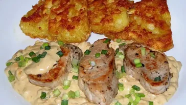 Schweinefilet in cremiger Sahnesauce Rezept