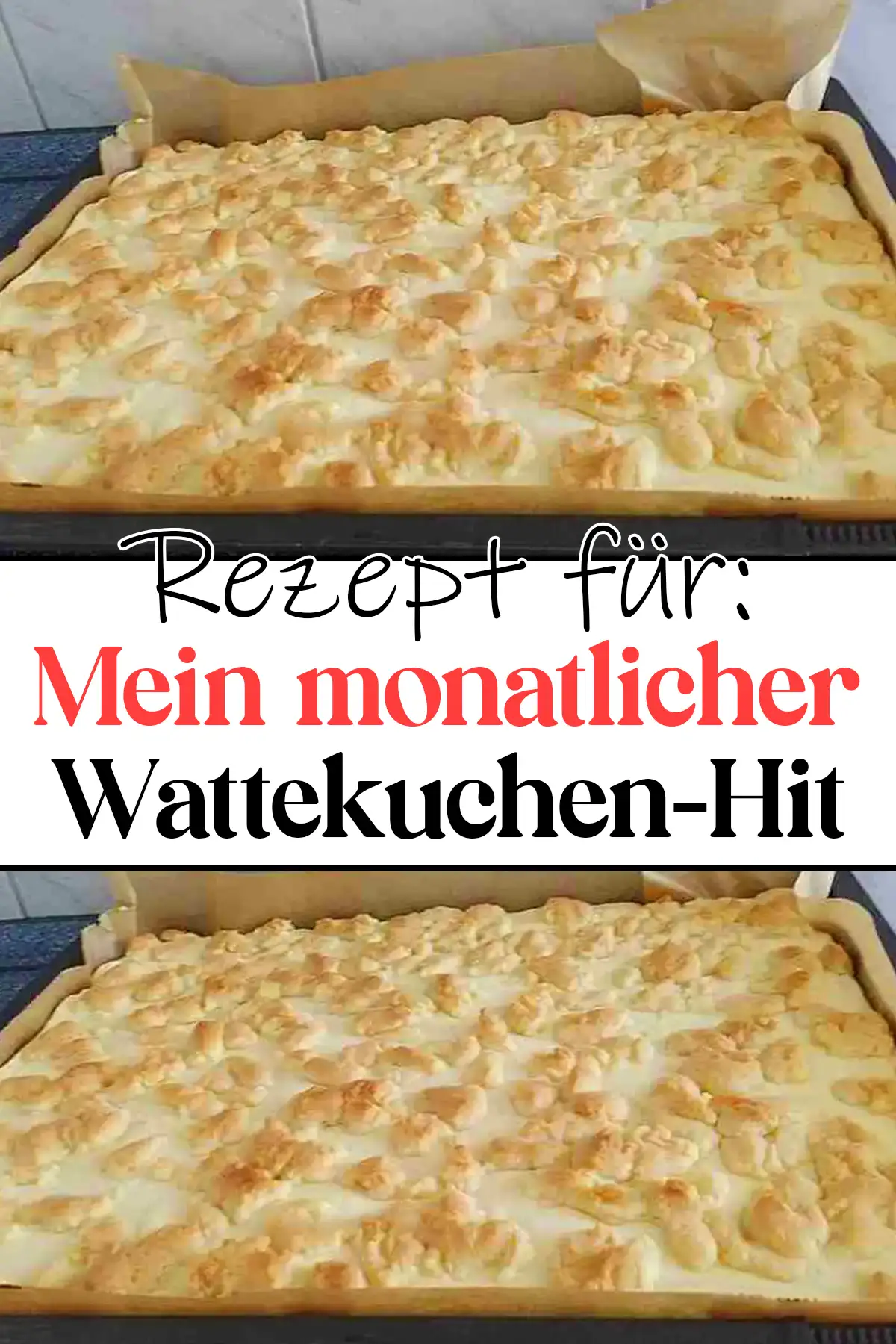Suchtgefahr! Mein monatlicher Wattekuchen-Hit Rezept: Unwiderstehlich lecker!