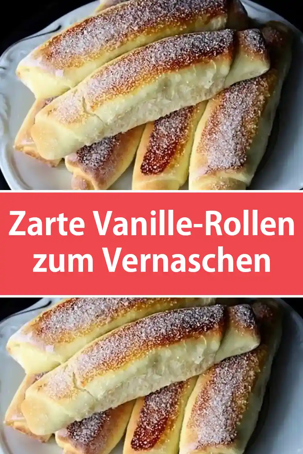 Zarte Vanille-Rollen Rezept zum Vernaschen