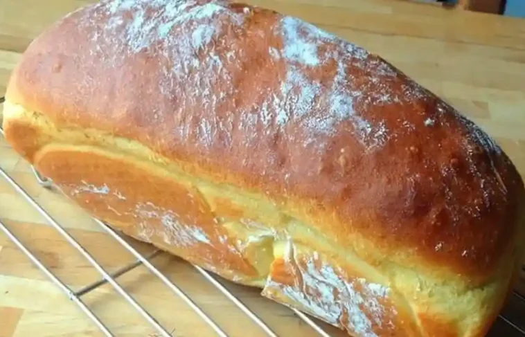 Zartes Brot mit nur 4 Zutaten, ein Tassenrezept!