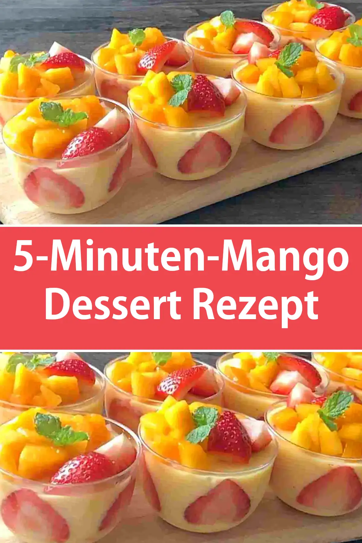 5-Minuten-Mango-Dessert - Noch besser als Eis und im Handumdrehen zubereitet!