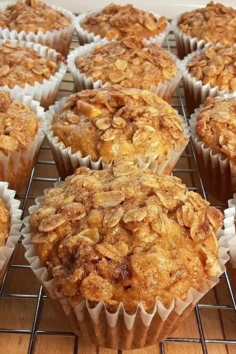 Apfel-Zimt-Hafermuffins Rezept