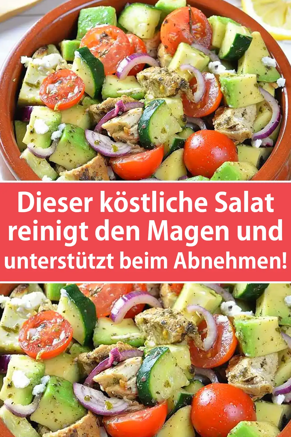 Dieser köstliche Salat reinigt den Magen und unterstützt beim Abnehmen!