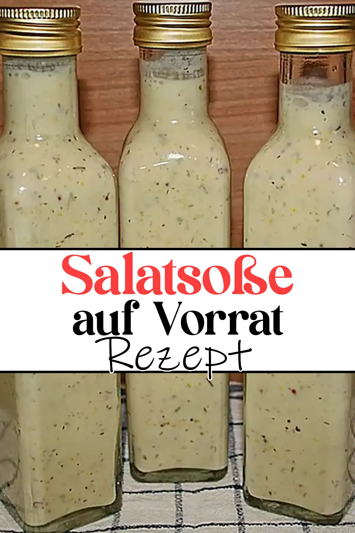 Salatsoße auf Vorrat: Ein Hauch von Frische im Glas