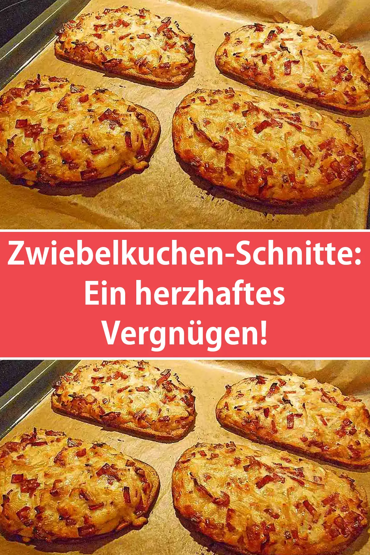 Zwiebelkuchen-Schnitte - Ein herzhaftes Vergnügen!