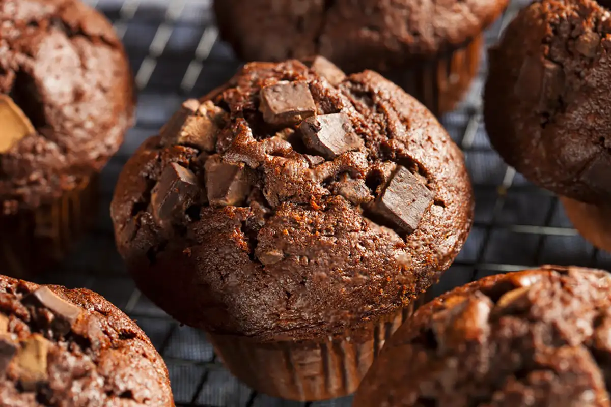 Gesunde Schokomuffins Rezept (fast) ohne Zucker