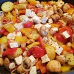 Mediterranes Ofengemüse mit feta Rezept