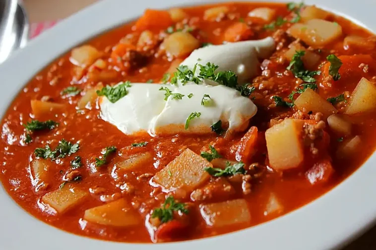 Bauerntopf Rezept: Eintopf mit Hackfleisch und Kartoffeln