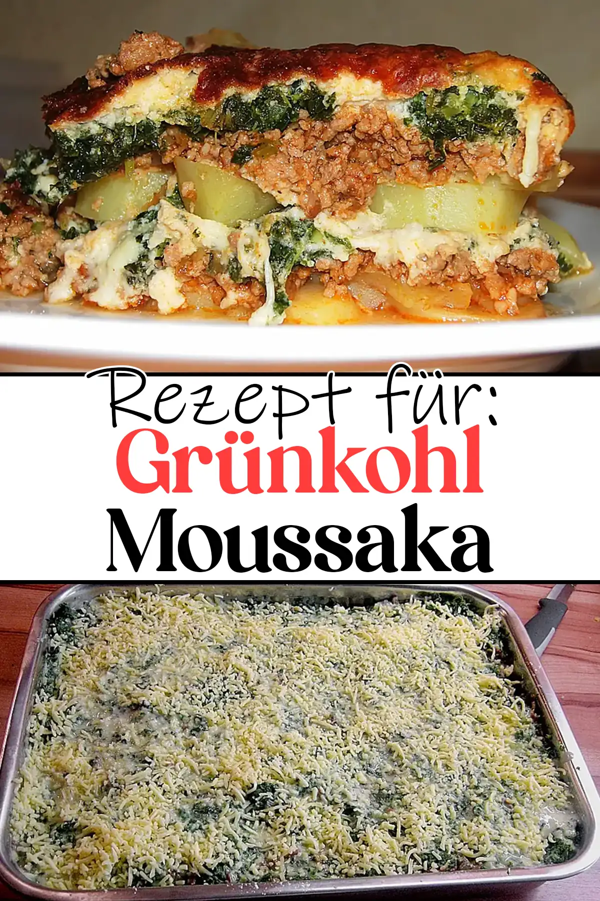 Einfache Grünkohl-Moussaka Rezept